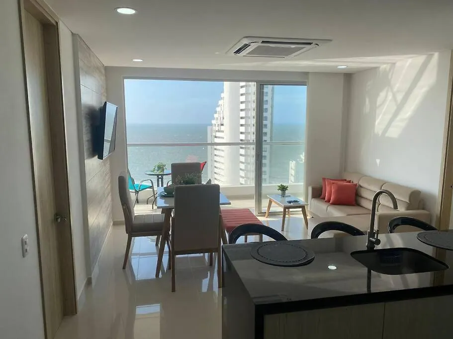 Stunning Oceanview Best Location 3Br 4Baths Cartagena Apartment